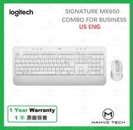 Logitech - SIGNATURE MK650 無線鍵盤滑鼠套裝 (美式英文) - 白色