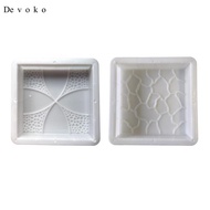 Devoko Square Concrete Form Cement Block Molding Tool Lightweight Easy Demolding,  Block for Backyar