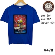 Captian Morgan & Cola T-Shirt 2008 Neck Sign Anvil