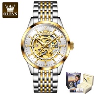 OLEVS 9920 Full-automatic Automatic Mechanical Watch For Men Business Stainless Steel Strap Waterpro