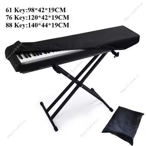 61/76/88 Key Digital Electronic Piano Cover with Shrinkable Drawstring Washable Electric Piano Keybo