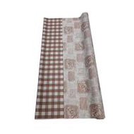 POLYHOME พลาสติกปูโต๊ะ ผ้าปูโต๊ะ (สองหน้า) ลาย D49/100 หน้ากว้าง 54 นิ้ว x ความยาว 1.5 เมตร (341508-