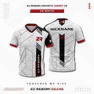 【Free Custom Name and Number】Customizable Esports Jersey EZR Esports V2 White