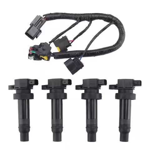 M64K-4Piece 27301-2B010 Ignition Coil With Line High Performance Coil Assembly For Elantra IX35 IX20