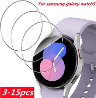 3 15PCS Tempered Film for Samsung Galaxy Watch5 Screen Protectors 40MM On Galaxy Watch5 Series Screen Protection Accessories