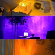 Ocean Wave 16 Color Aurora Glow Lamp 360 Crystal Home Room HC