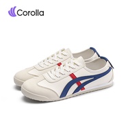 Corolla รองเท้าลำลองส้นแบนทันสมัยของผู้หญิง ย้อนยุคและสะดวกสบาย รองเท้าผ้าใบลำลอง กันน้ำและอเนกประสง