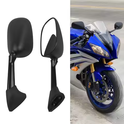 For YAMAHA YZFR1 YZF-R1 YZF R1 1998-2008 YZF R6 YZFR6 YZF-R6 1999-2008 Motorcycle Mirror Rear View R