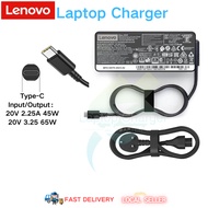 Lenovo Laptop Charger Adapter 45/65W Tpye c Lenovo ThinkPad IdeaPad Legion  Series Laptop Charger