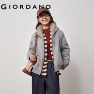 GIORDANO WOMEN Faux fur lining cardigan 18355935