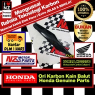 【Ready Stock】Honeycomb Carbon Part – NZ Carbon Exhaust Cover 1 for Honda Forza NSS 250