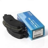 ผ้าเบรคหน้า Honda freed jazz ge city gm ปี2008-2013 Akebono made in Japan