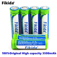 Fikida High Capacity 18650 Rechargeable Battery 3500mAh Applicable to Panasonic 18650B Flashlight Re