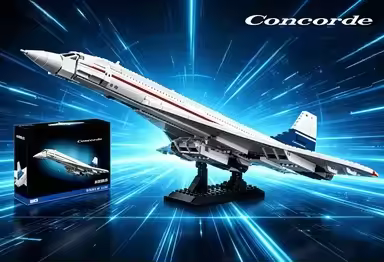 10318 Bandai Airbus Concorde 2083PCS Building Kit World’s first supersonic Airliner Party Gift compa