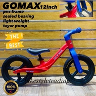 SIAP PASANG GOMAX PUSH BIKE 12inch/Push bike//PUSH BIKE LIGHT WEIGHT SEALED BEARING/1259/Basikal mur