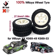 RC Car Wheel Rim Hub with Tire Tyre for Wltoys XK K989-49 K989-53 284131 K969 K979 K989 K999 P929 P9