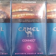 Rokok camel connect purple mint isi 10 bungkus