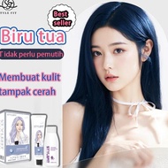 ready.. Beli 100ml gratis 100ml STYLE FIT cat rambut biru*200ml Mewarnai rambut Anda dengan mudah di