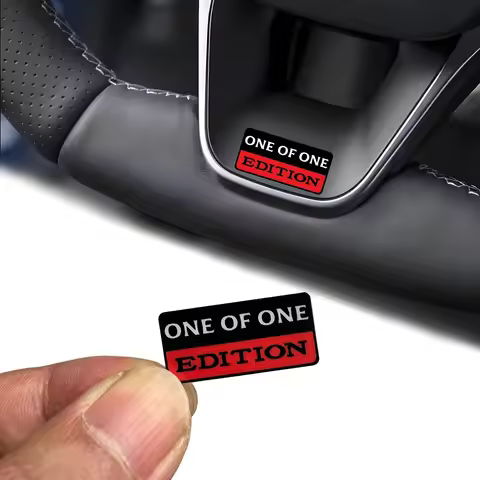 2Pcs/Set One Of One Edition Car Sticker Waterproof Vinyl Decal JDM Universal Car Window Bumper Exter