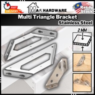 Solid Stainless Steel Multifunctional L Bracket Angle Bracket L Shape Shelf Bracket Support Rak Besi