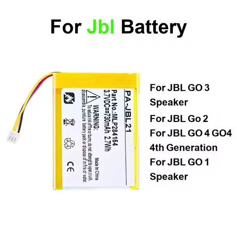 730-900mAh GO4 ( 693140 ) GO3 GO2 MLP284154 Battery For Jbl GO 4TH 1 2 3 4 Speaker