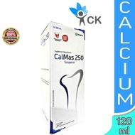 CALMAS 250 400 SYRUP 120 ML TABLET HISAP BOX suplemen kalsium dan