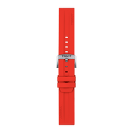 TISSOT OFFICIAL RED SILICONE STRAP LUGS 22 MM (T852047920)