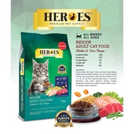 HEROES INDOOR/HAIR N SKIN CAT DRY FOOD 7KG
