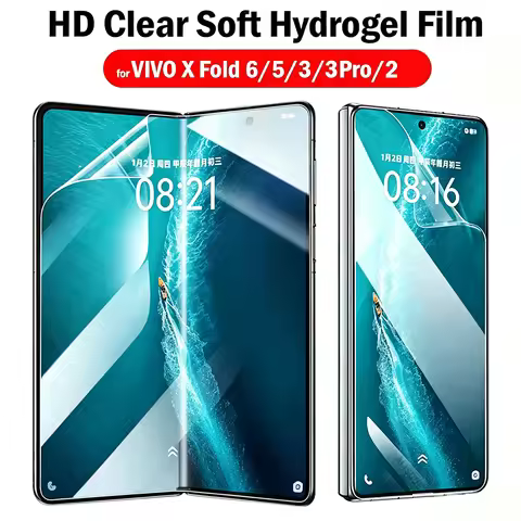 Soft Hydrogel Film For VIVO X Fold 6 5 3 Pro 2 HD Clear Film Full Cover Screen Protector For VIVO X 