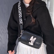 [Limited time Sale📢]STRETCH ANGELS Disney Mickey Mouse Panini Bag Black ★100％ authentic