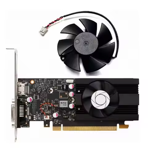 R13 45mm HA5010M12F-Z Graphics Card Cooler Fan Replacement 39mm 12V 0.10A 2Pin for MSI GTX1030 GT610