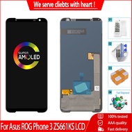 6.59" Original For Asus ROG Phone 3 ZS661KS I003DD LCD Touch Screen AMOLED Display Digitizer Panel A