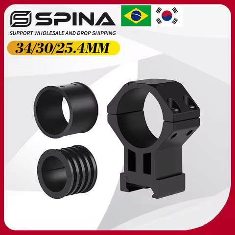 SPINA OPTICS 34mm/30mm/25.4mm Tube Diameter Three in One Scope Rings Mount Fit 20mm