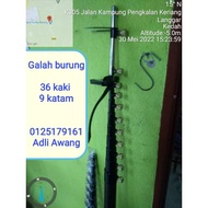36 kaki 9 katam galah titir galah burung kantau READY STOK