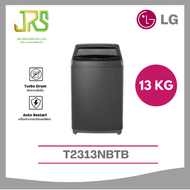 LG เครื่องซักผ้าฝาบน 13 กก. สีดำ รุ่น T2313NBTB