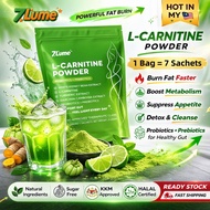 【HALAL】7LUME L-Carnitine Fat Burn Slimming Drink Probiotics Prebiotics Weight Loss Sugar Control Det