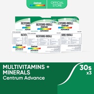 [PAYDAY SALE] Centrum Advance 30 Tablets x3 Bottles Complete Multivitamin 2028 Exp