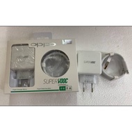 Oppo Type C Super VOOC Original Charger Output 5V 2A OR 10V 5A max Travel Adaptor Casan