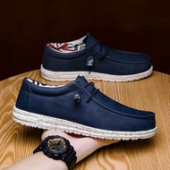 Custom logo driving shoes men size 48 breathable casual cloth canvas slip on loafers leisure vintage flat boat shoes big size 48