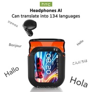 HTC NE20 TWS Wireless Earbuds  134-Language AI Translator | Anti-Lost GPS Tracker | Smart Touchscree
