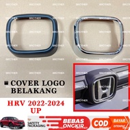 Rear Logo Rear Cover Honda Hrv 2022 2023 2024 Black + Chrome