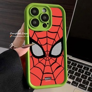 Compatible For Samsung A15 A05 05S A14 A13 A12 A11 A10 A04 A04E A03 A03S A24 A23 A34 A33 A32 Spider Man Mask Cool Cartoon Silicone Full Bag Anti Drop Protective Cover