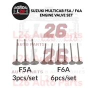 SUZUKI MULTICAB F5A / F6A INTAKE ENGINE VALVE / EXHAUST ENGINE VALVE
