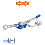 WADFOW Hand Winch Puller (2 Ton) Cable Size: 4.8mm x 2.8m, 2 Hooks, Hook to Hook Distance: 62cm - 1.