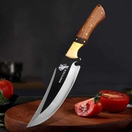 Super Sharp Carbon Steel Forged Butcher Knife with Case