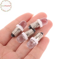 OnePeache 5Pcs E10 Led Bulb E10 3V 6V 12V 24V Instrument Bulb E10 Indicator Bulb Old Fashioned Flash