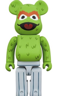 SESAME STREET 芝麻街 BEARBRICK 400% OSCAR GROUGH