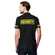 Security Classic Polo Shirt Guard Bodyguard Uniform Work Clothes Polo Shirts for Men Light Soft Men'