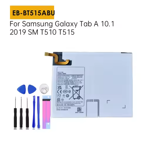 For Samsung Galaxy Tab A 10.1 2019 SM T510 T515 6150mAh EB-BT515ABU Battery
