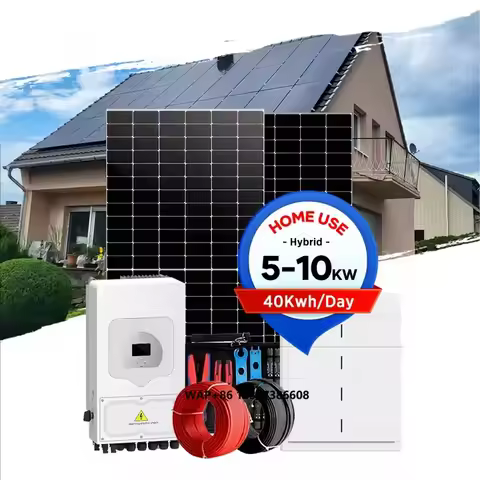 Solar Pv Energy System 5kw 6kw 8kw 10kw Off Grid Home Solar Power System With Battery One Plate Pric